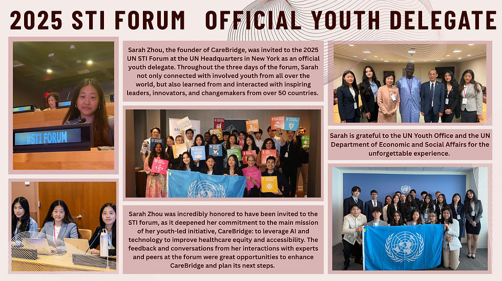 Sarah Zhou at the STI Conference