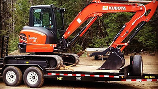 Kubota Excavator Equipment Trailer