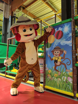 Notre mascotte Bobby le singe
