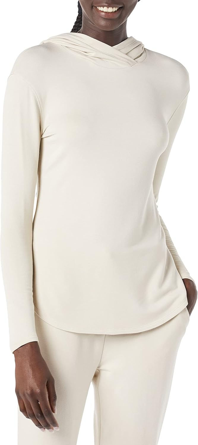 Thumbnail: Amazon Essentials Women's Supersoft Terry Hoodie, Standard-Fit Long-Sleeve