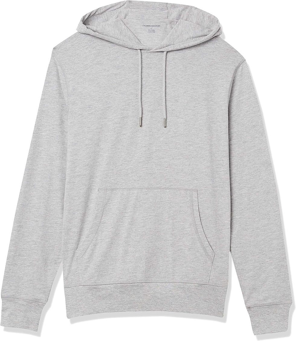 Thumbnail: Amazon Essentials Men's Lightweight Soft Jersey Pullover Hoodie