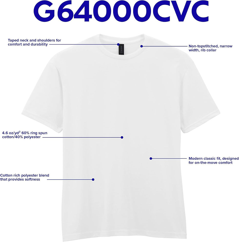 Thumbnail: Gildan Unisex Softstyle CVC Short Sleeve T-Shirt G67000, Multipack