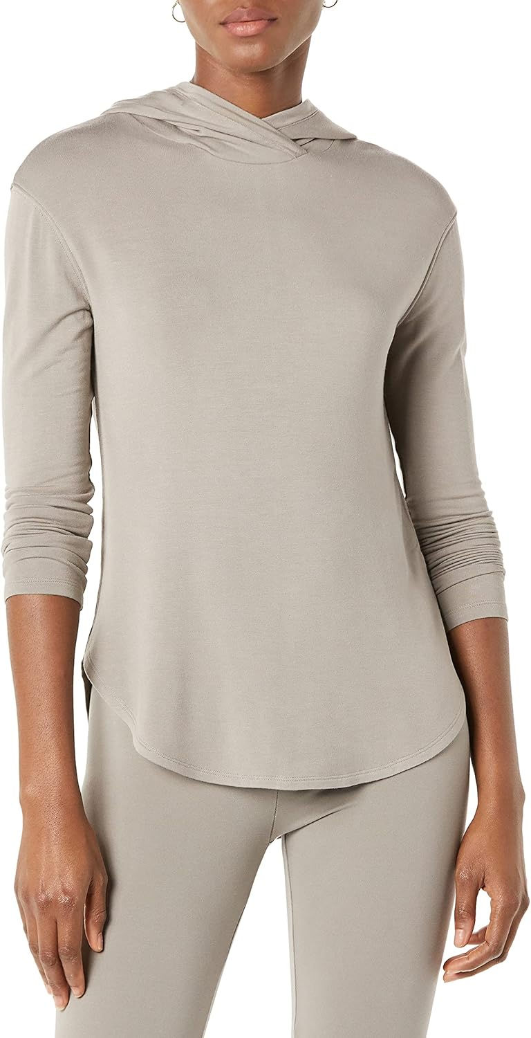 Thumbnail: Amazon Essentials Women's Supersoft Terry Hoodie, Standard-Fit Long-Sleeve