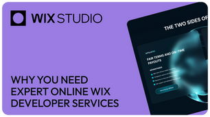 Why You Need Expert Online Wix Developer Services