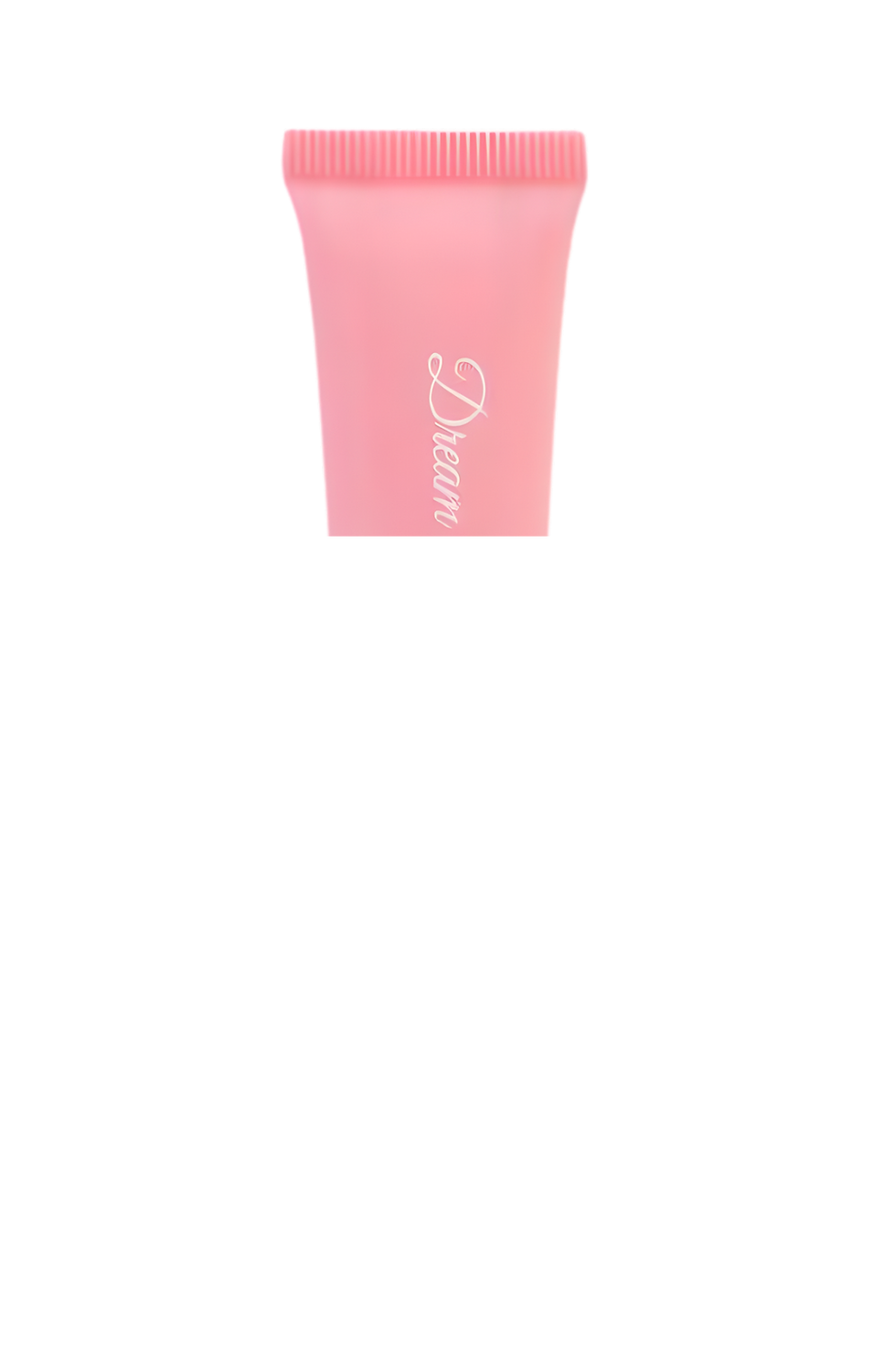 Pink container with Dream text