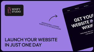 professional-looking website live within 24 hours