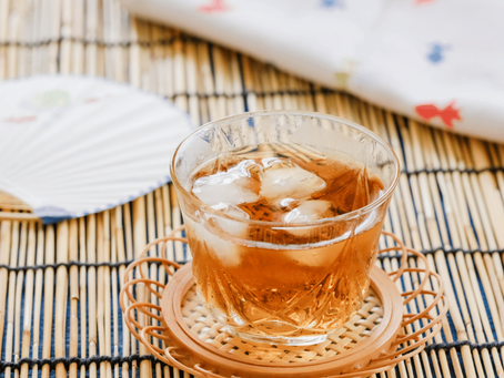 夏の冷たいお茶