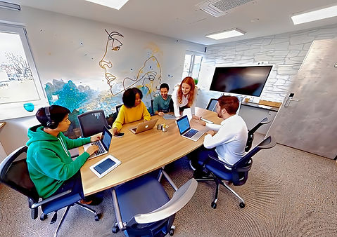 Ein Meeting im Konfrenzraum