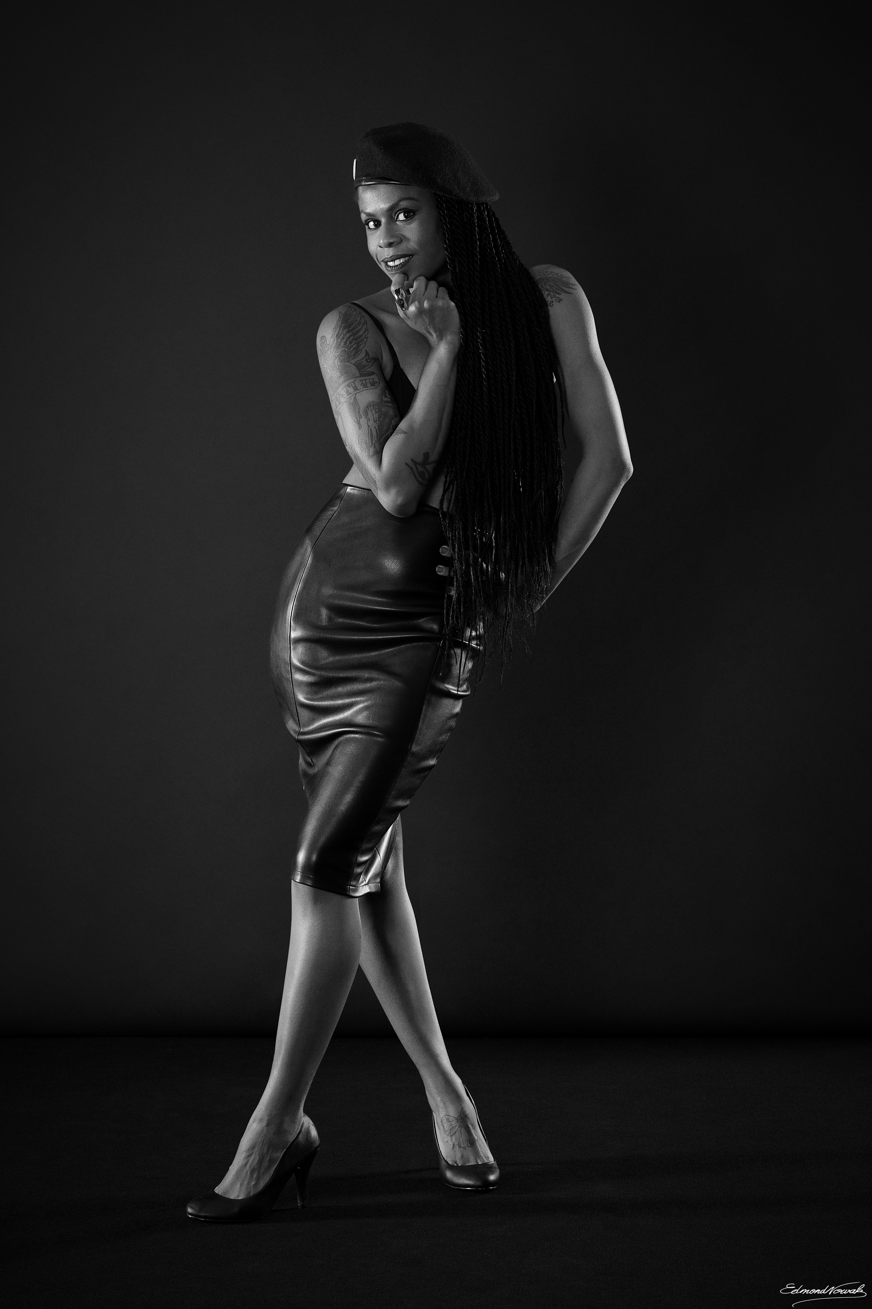 Be Barock Black Inked Model Art