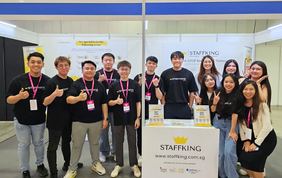 ๐ Staffking Shines at the Jobstreet Singapore x SPH Media Career Fair! ๐
