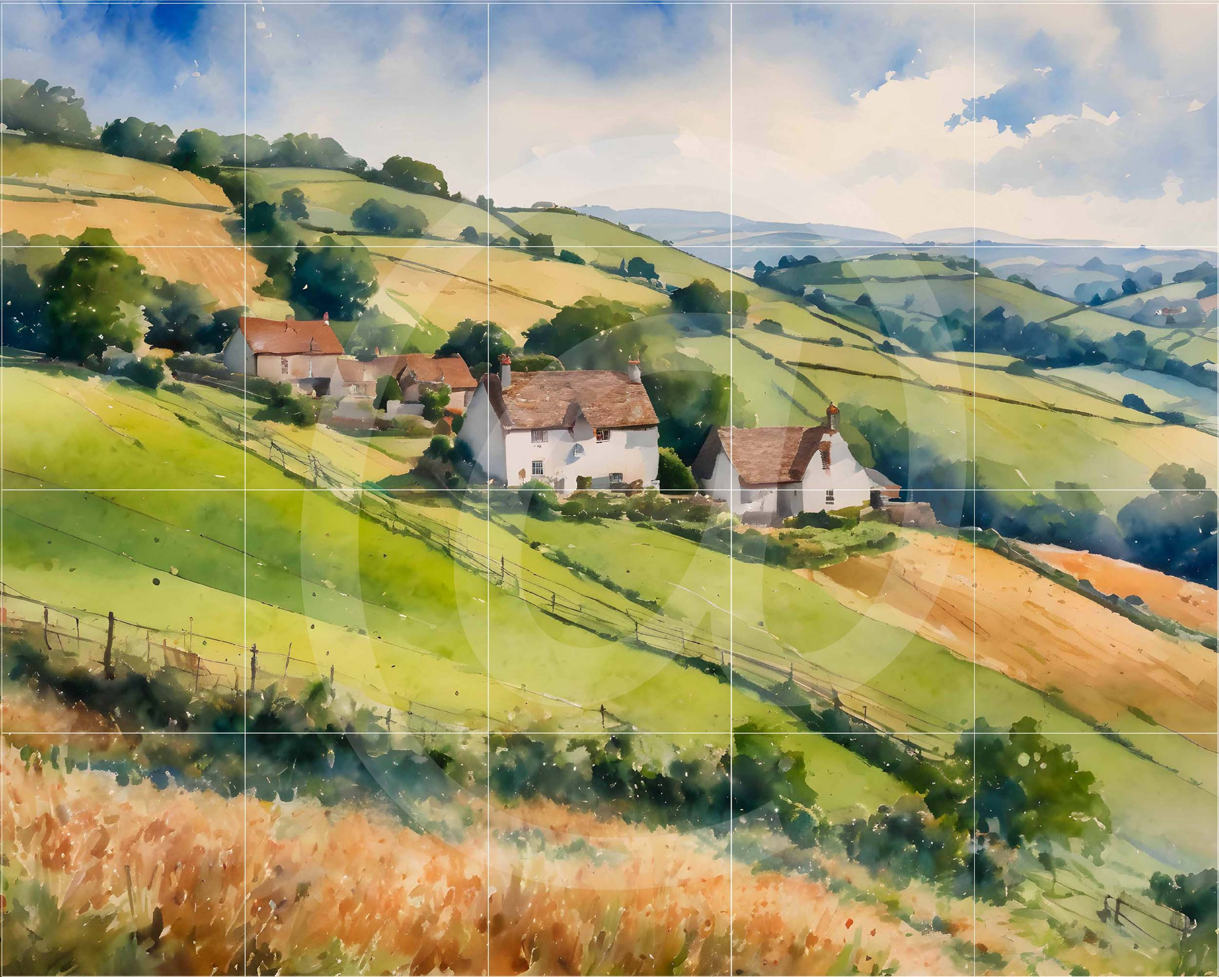 english countryside mural no.8