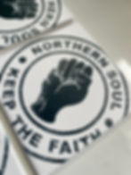 Thumbnail: Northern Soul Drink Coasters – Set of 6 Retro Sandstone Bar Coaster Set