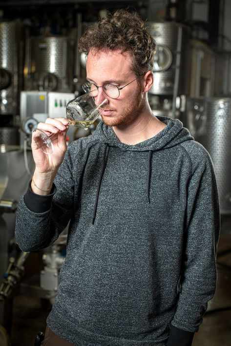 Porträtaufnahme vom Kellermeister von Vinum Autmundis.