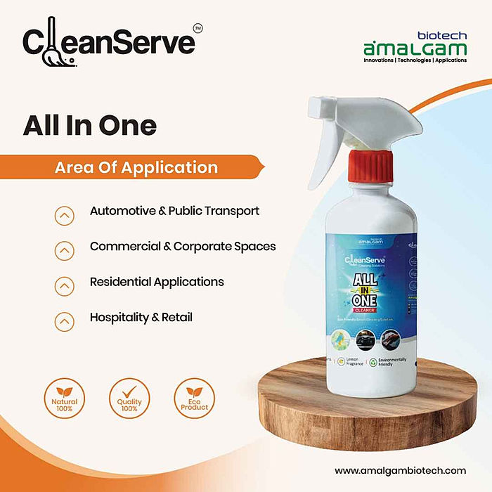CleanServe All in One Cleaner applications for glass mirrors stainless steel bathroom and kitchen surfaces
