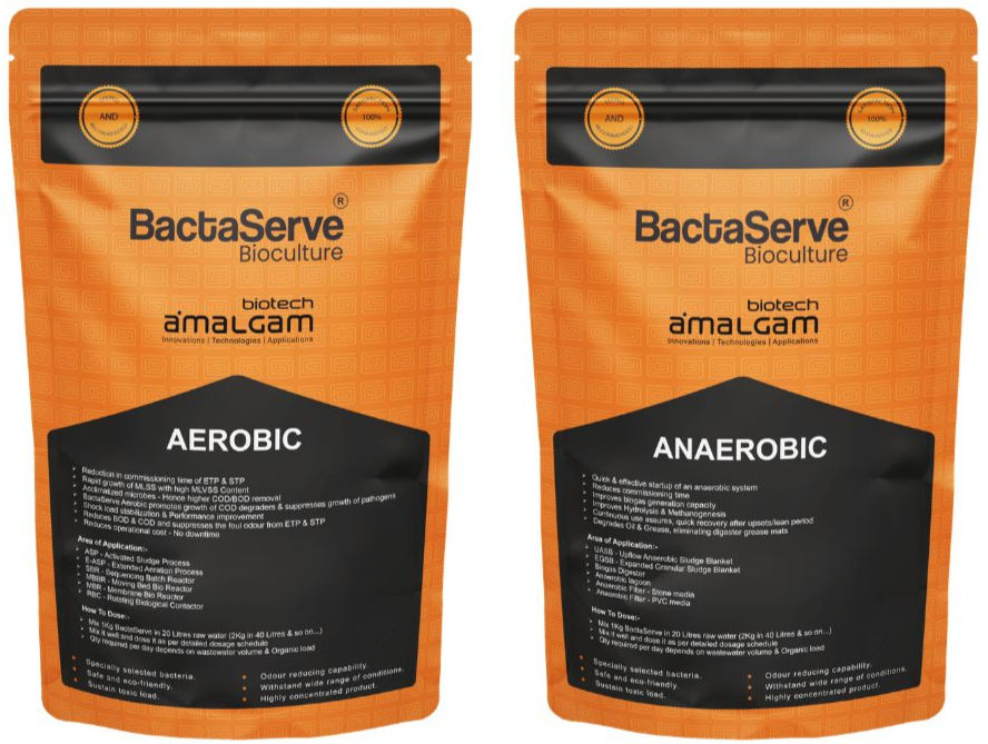 BactaServe Aerobic and BactaServe Anaerobic biocultures for formaldehyde-rich adhesives manufacturing ETP wastewater treatment.