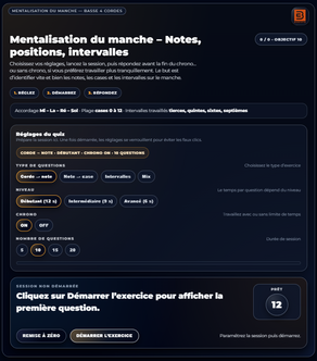 J’ai le plaisir de vous annoncer que la nouvelle version de l’outil Mentalisation du manche est en accès libre tout ce week-end sur Bassistik.