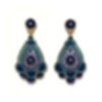 Lilya in Königsblau, Türkis und Gold