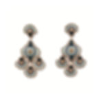 Nayla in hellem Wassrrblau, Jeansblau und rosé Gold