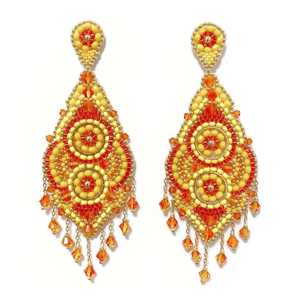 Alaya in Gelb, Orange und Gold