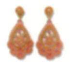 Lilya in Pink, Orange, Coralle und Gold