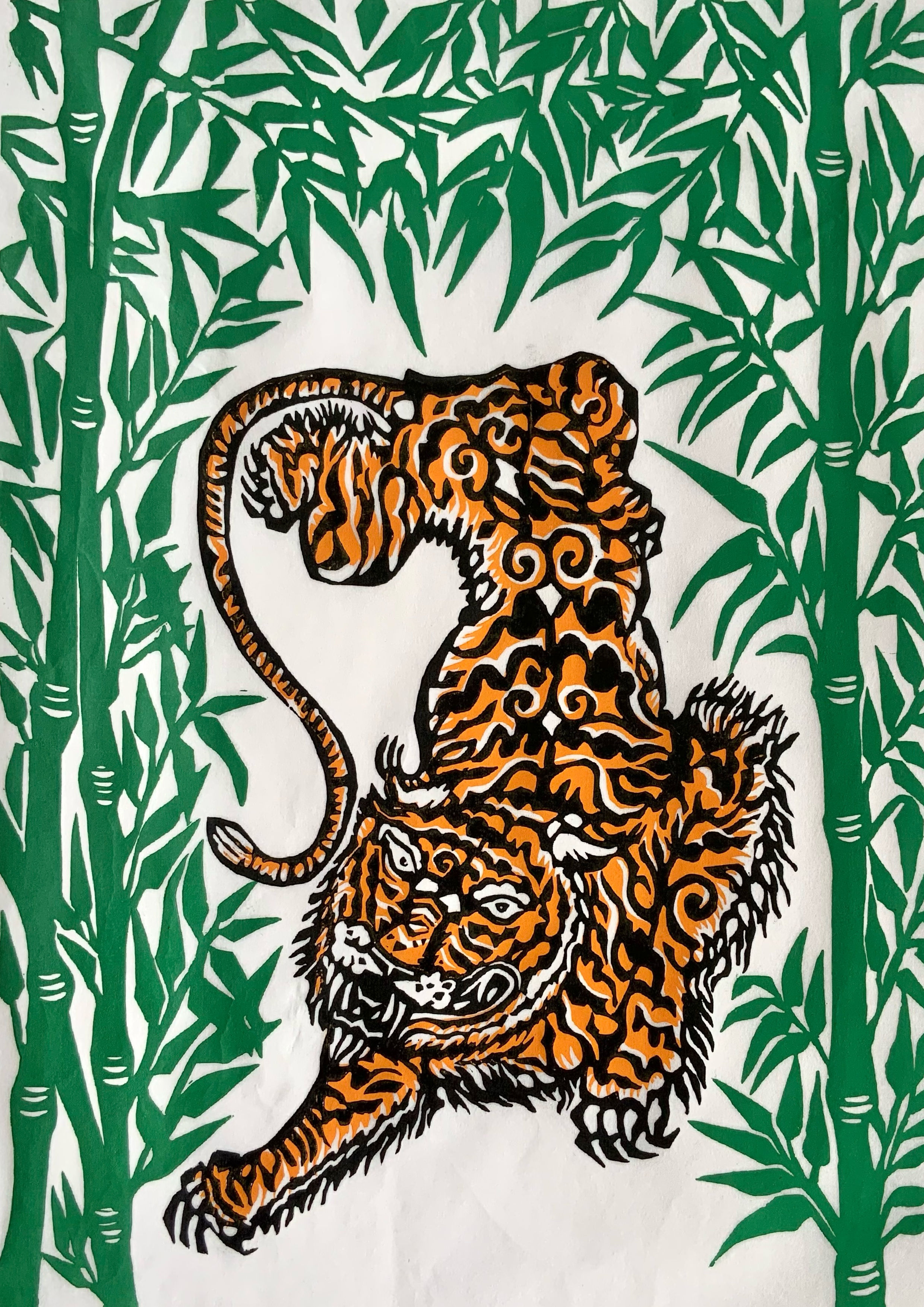 Donna Shrestha - "Tiger and Bamboo"