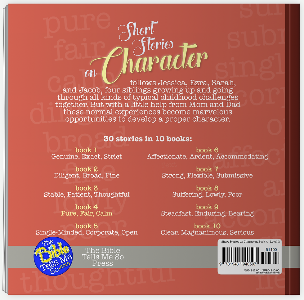 Thumbnail: Book 4 of 10 - Short Stories on Character