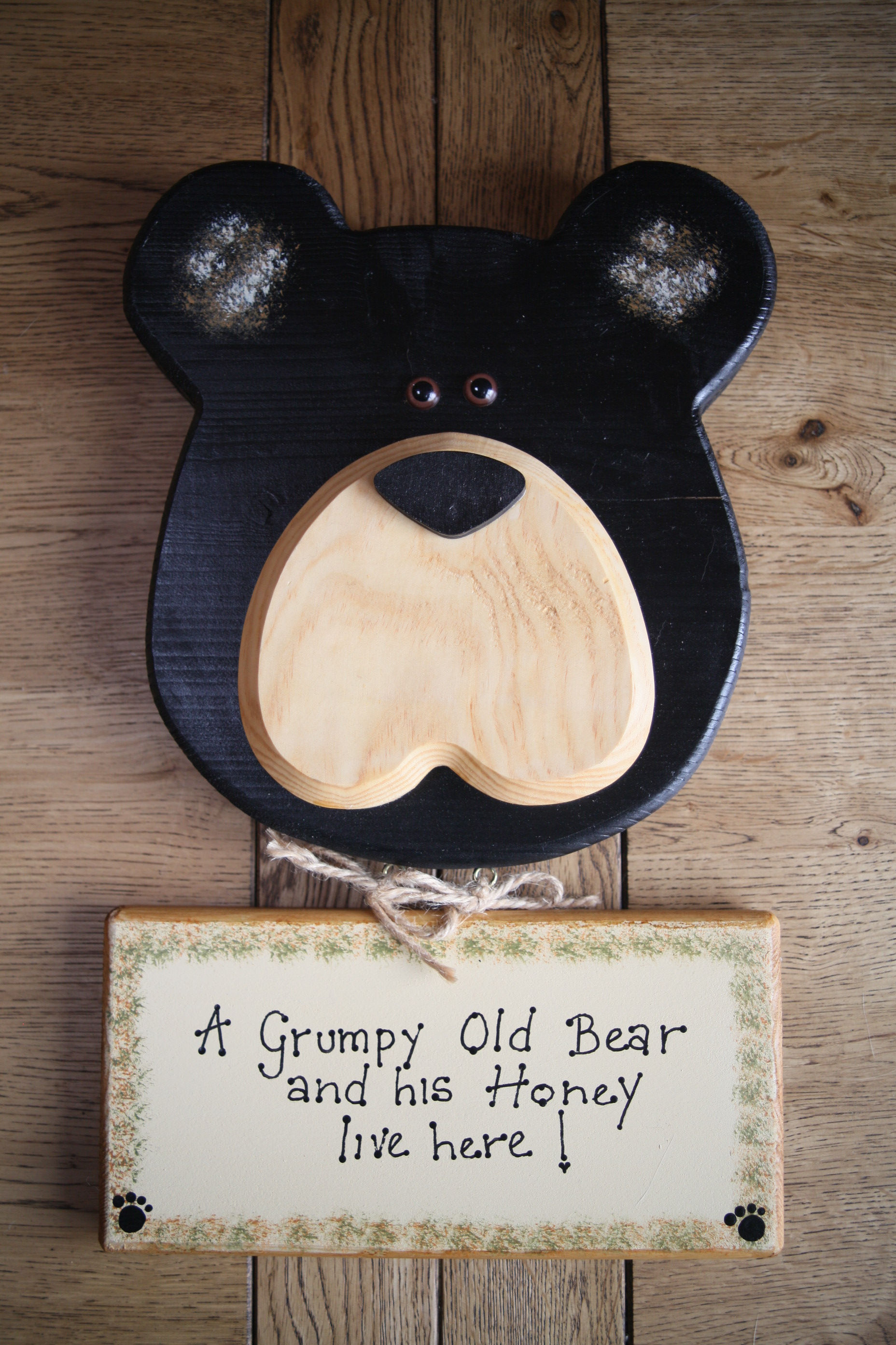 Bear Sign Hanger