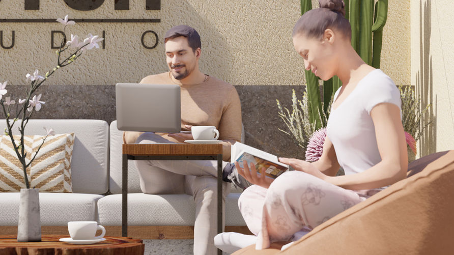 "Recharge Amidst Nature - Designify's Exterior Design in Egypt and UAE"