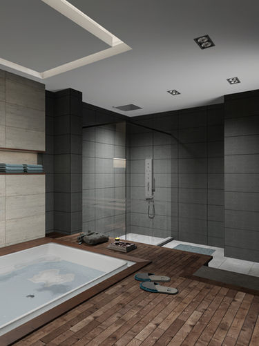 "Serenity and Luxury in Home Spa - Residential Interior by Designify"