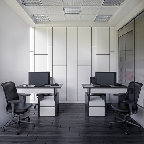 "Efficient Employee's Office - Designify's Contemporary Office Design - Productivity in Egypt and UAE"
