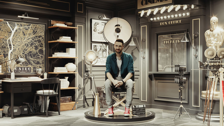 "Transporting Viewers into Cinematic History - Designify Architecture Firm - Timeless Elegance in Egypt and UAE"