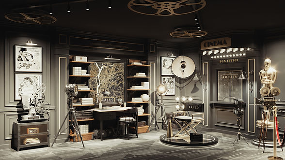 Timeless Elegance in El Review YouTube Studio - Designify Architecture Firm - Cinematic Ambiance in Egypt and UAE