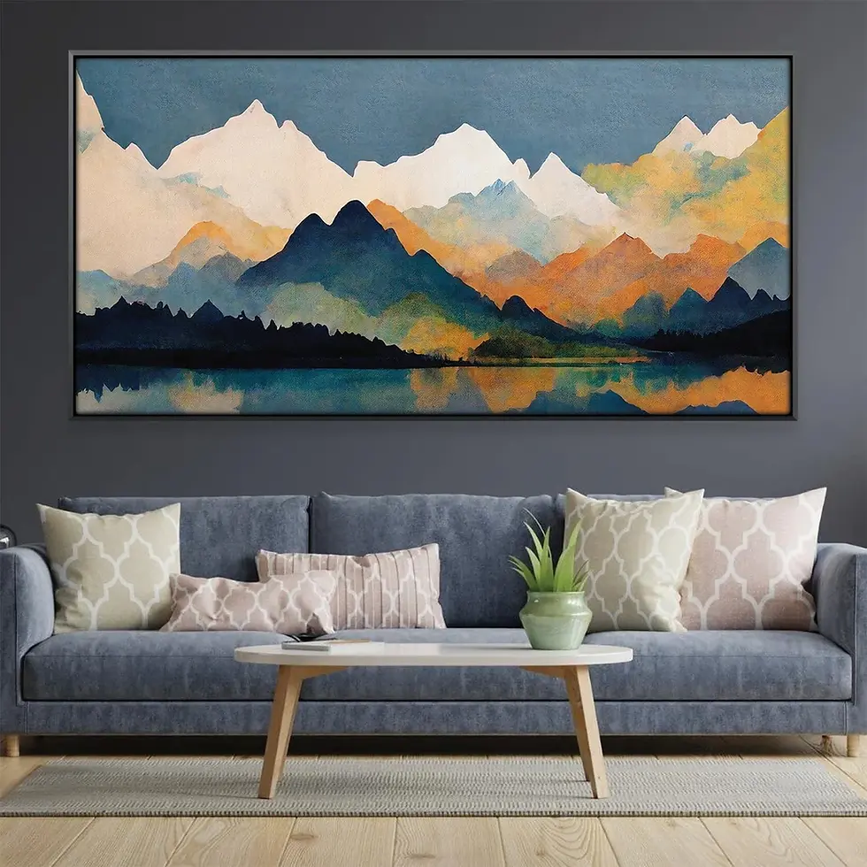 Mountains - Framed