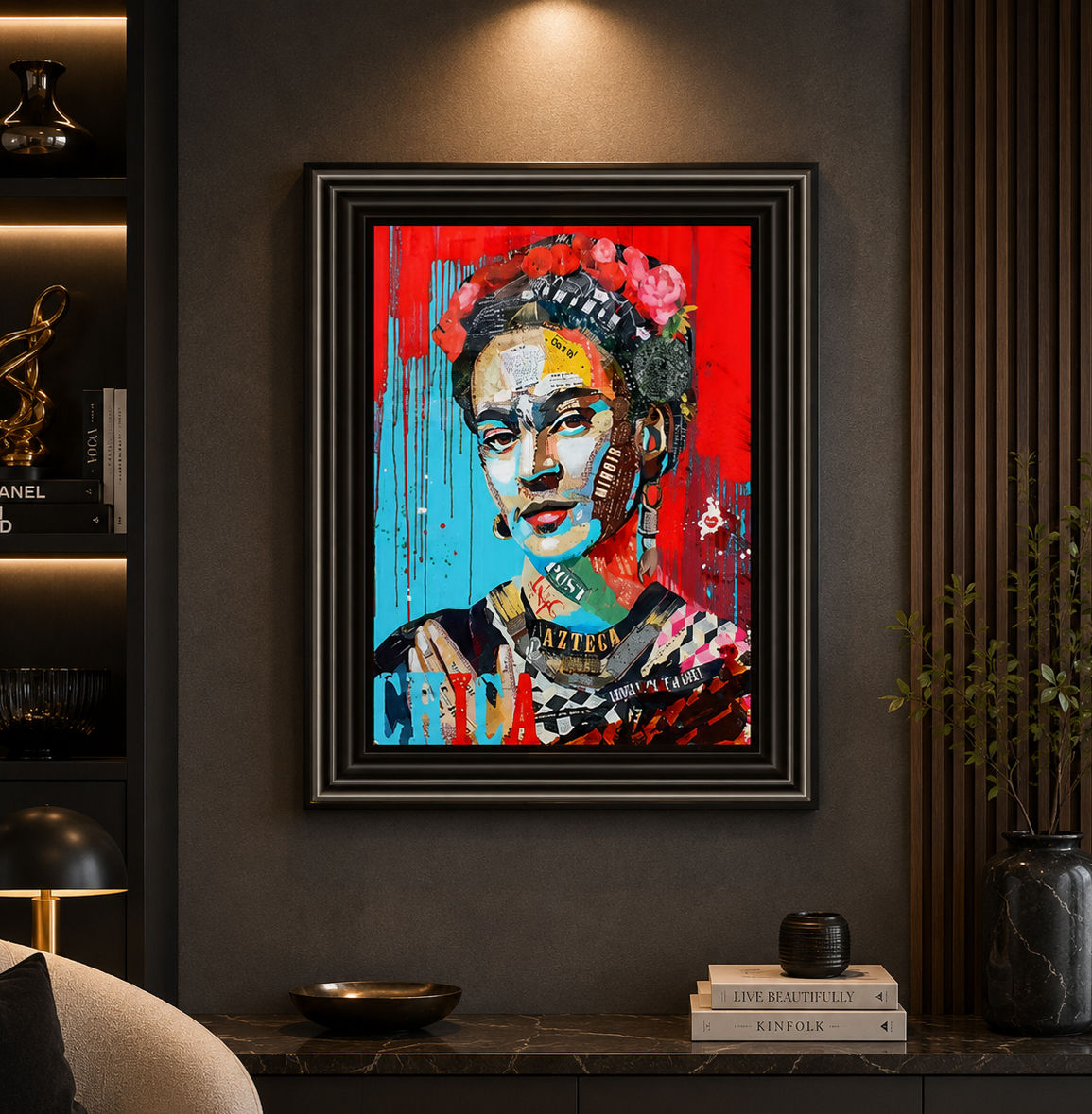 Frida Red and Blue