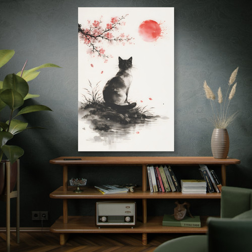 Zen Cat | Ready to Hang Canvas
