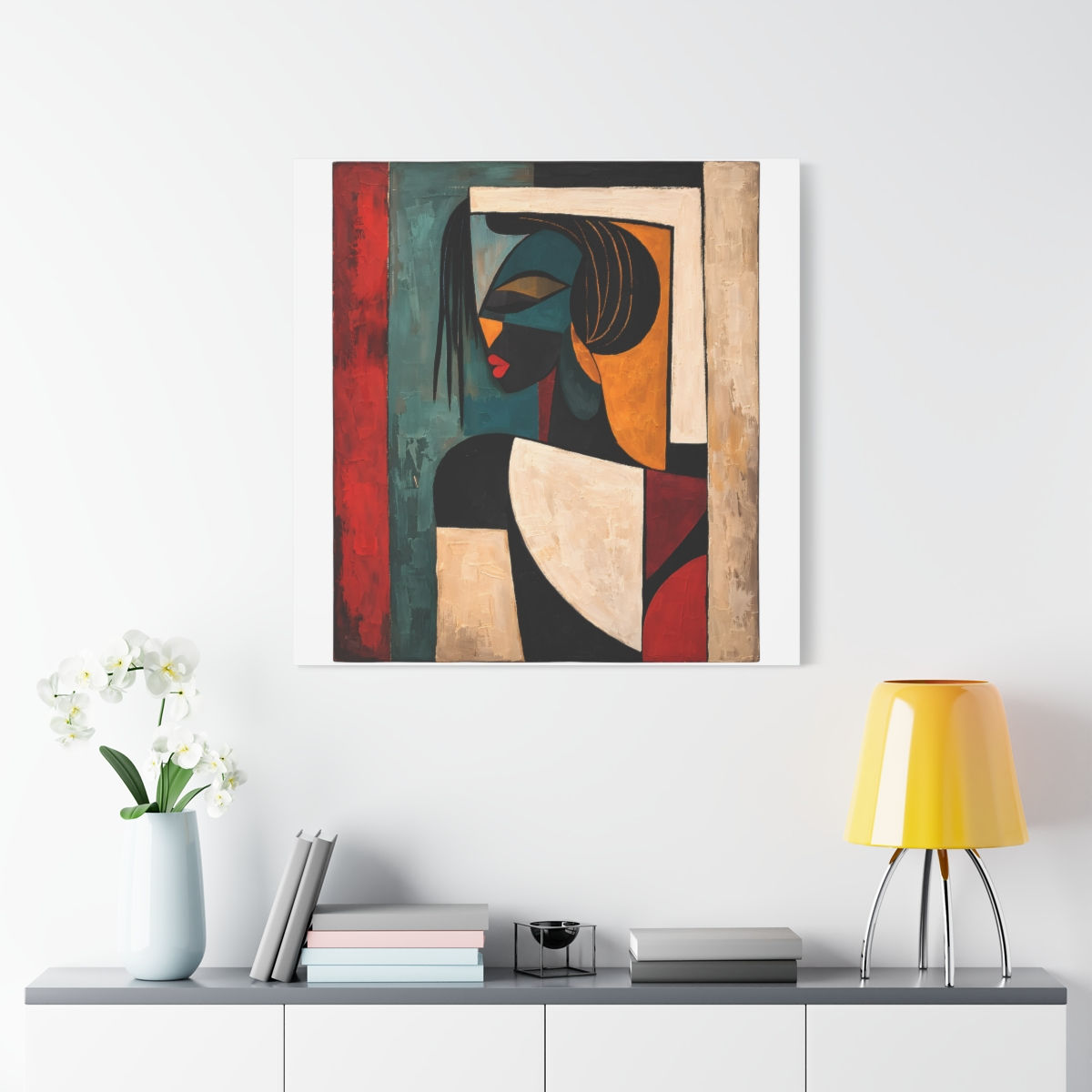 Cubist Color Portrait