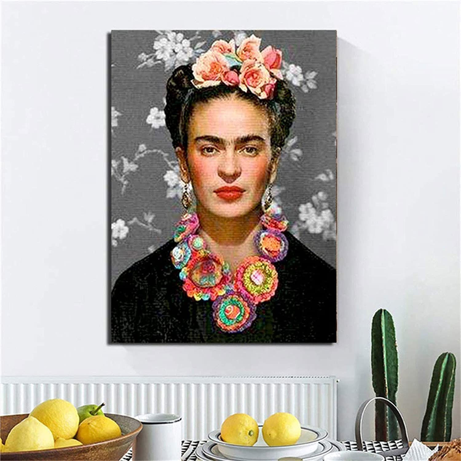 Frida With Flowers