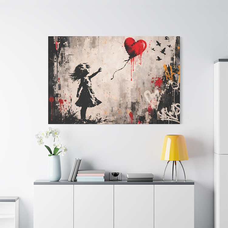 Thumbnail: Girl With Red Balloon - Banksy