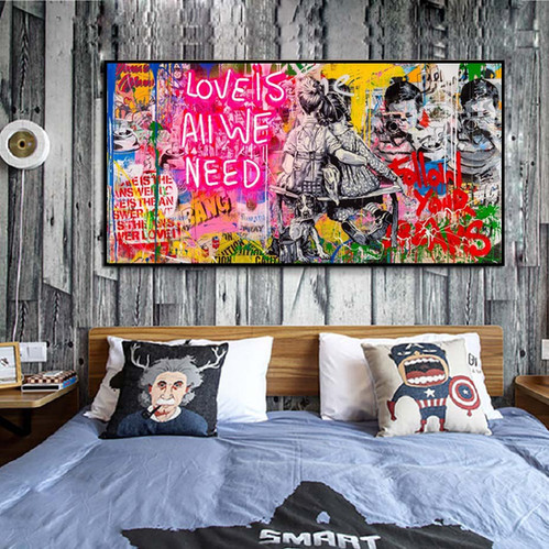 Love Is All - Banksy | Canvas Castle