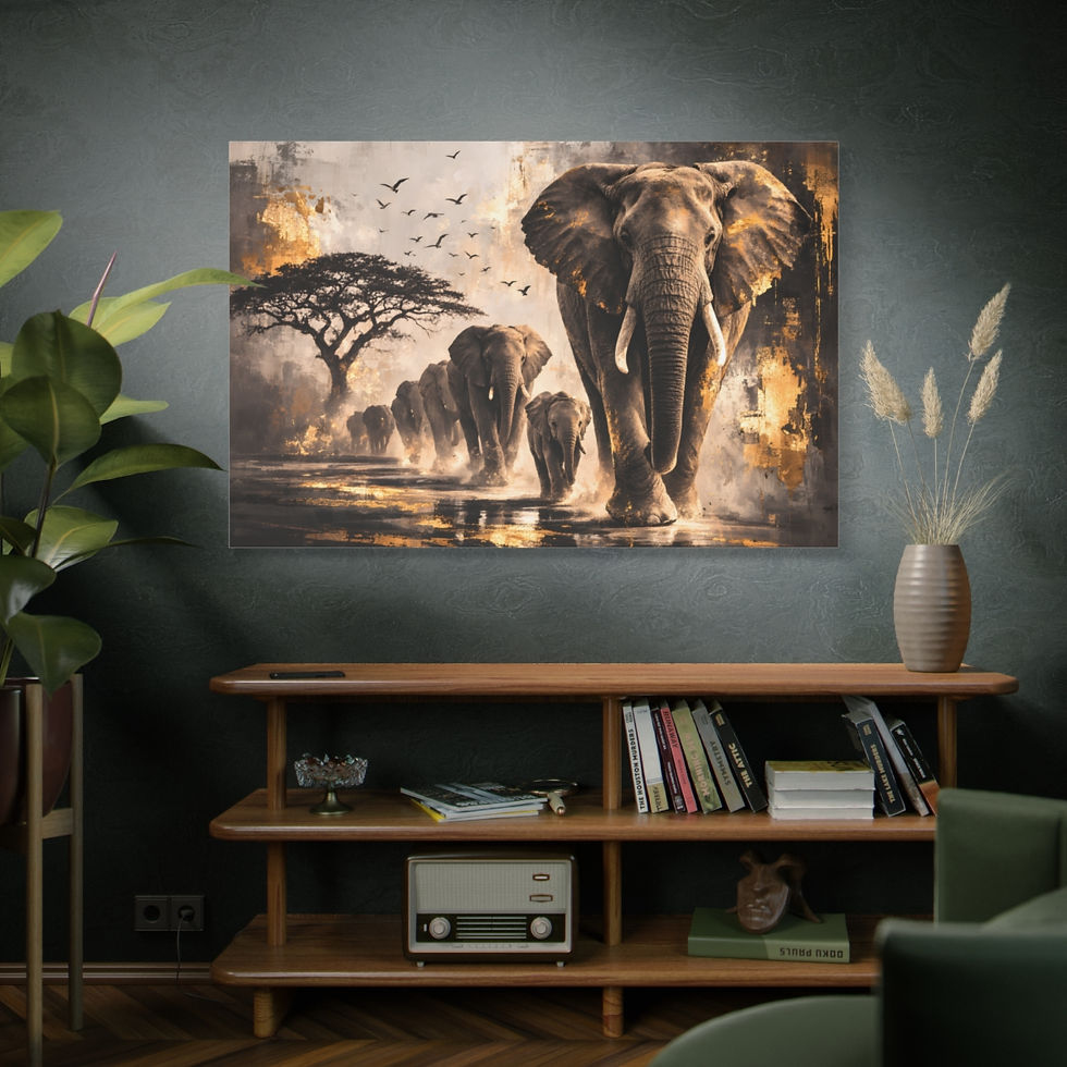 Thumbnail: Elephants in Dust Light