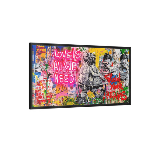 Love is All - Banksy | Ready to Hang Canvas