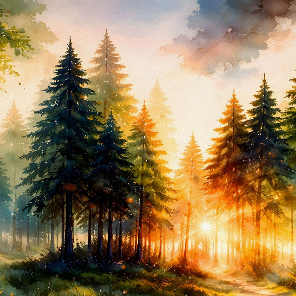 Thumbnail: Forest Light Path II