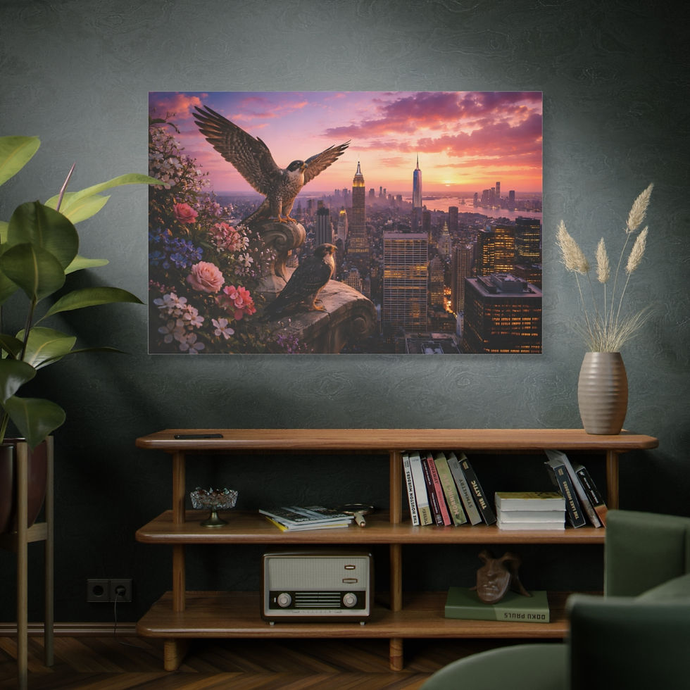 Thumbnail: Falcons Over the City