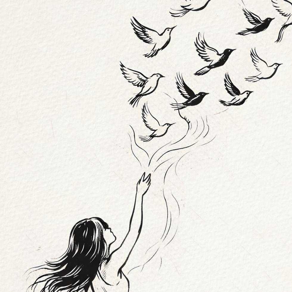 Thumbnail: Girl and the Birds