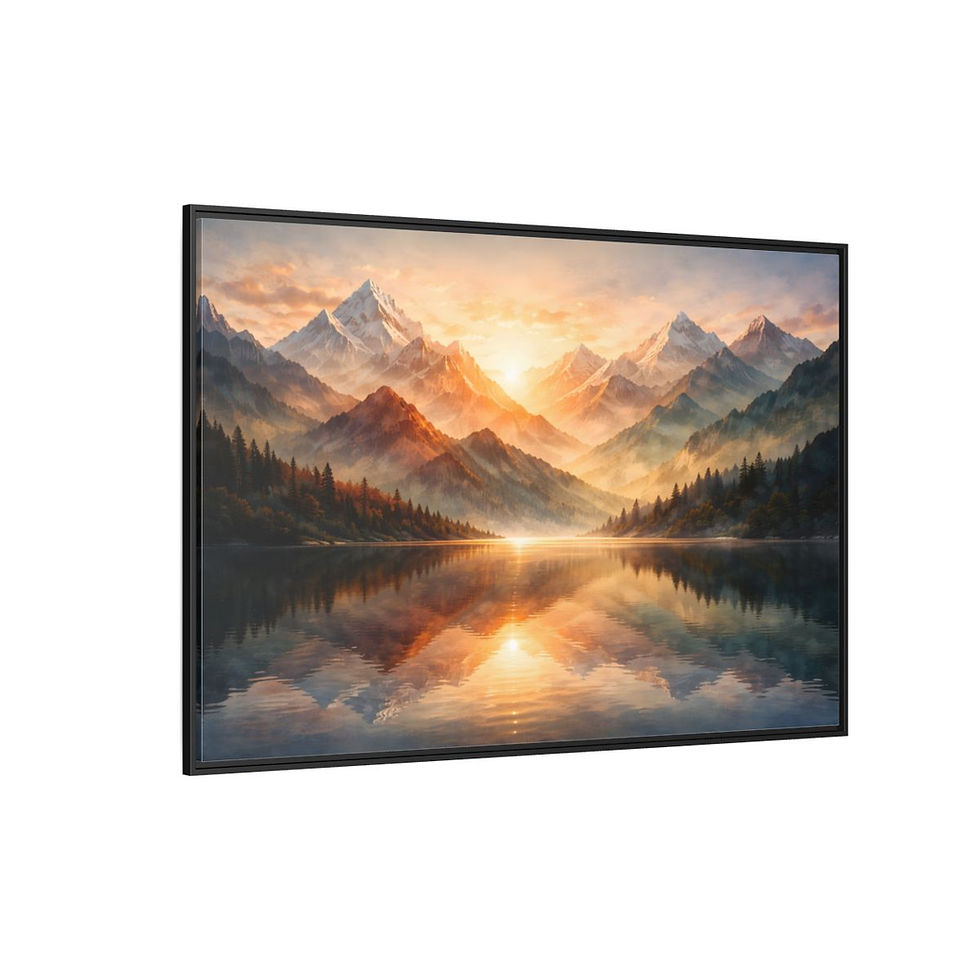 Thumbnail: Golden Mountain Reflection