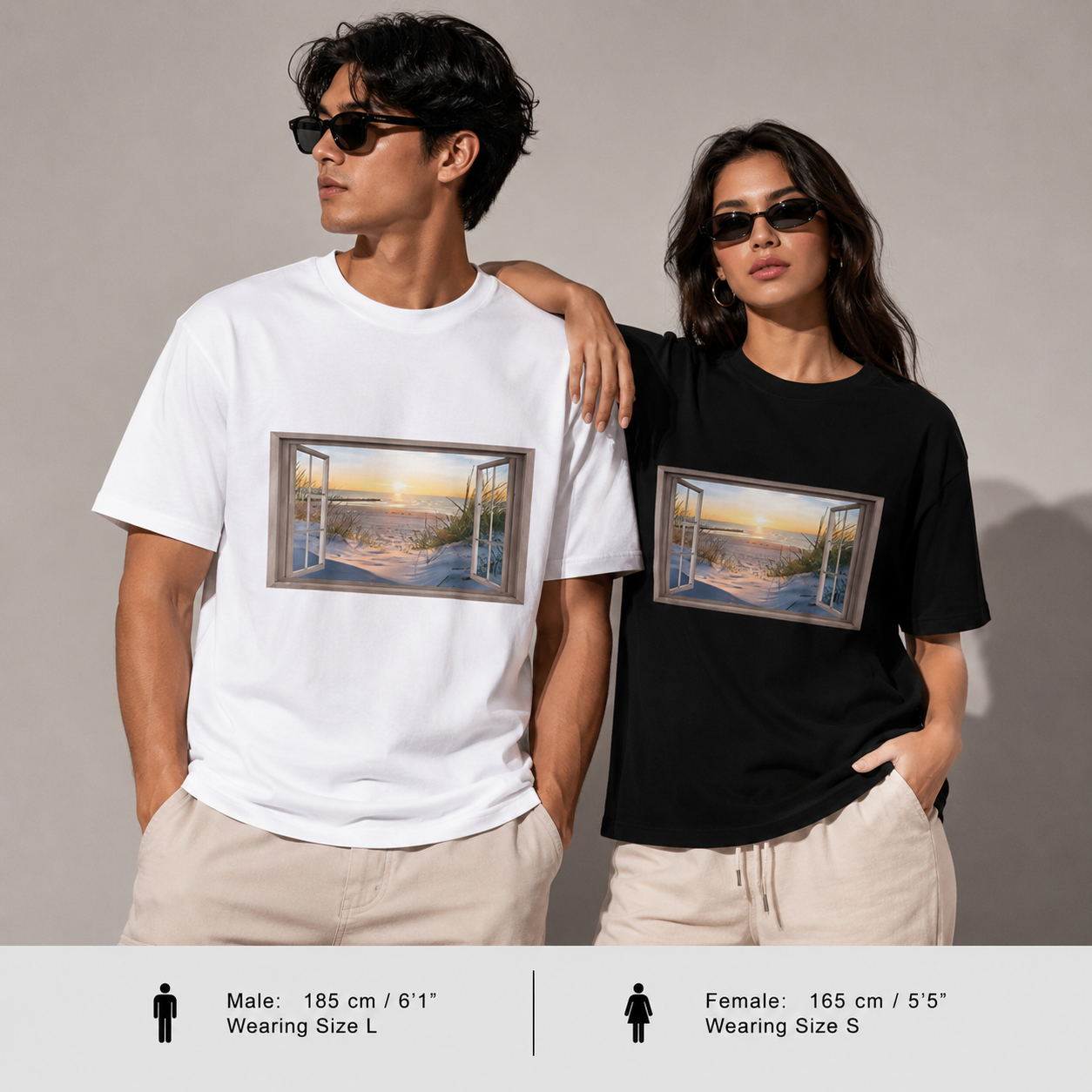 Beach Window Unisex Tee