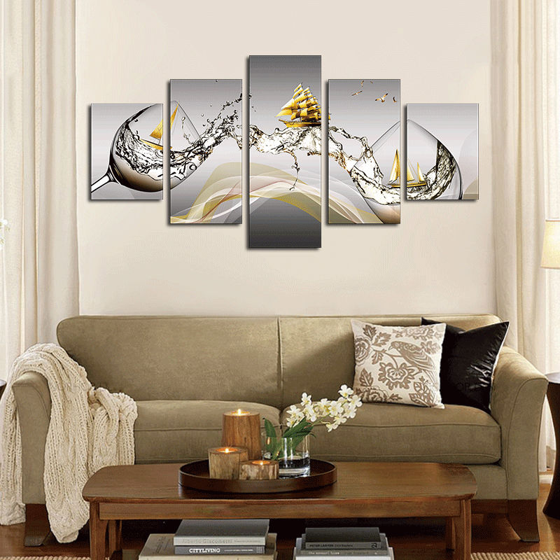 Thumbnail: Wine Glasses - 5 Panel
