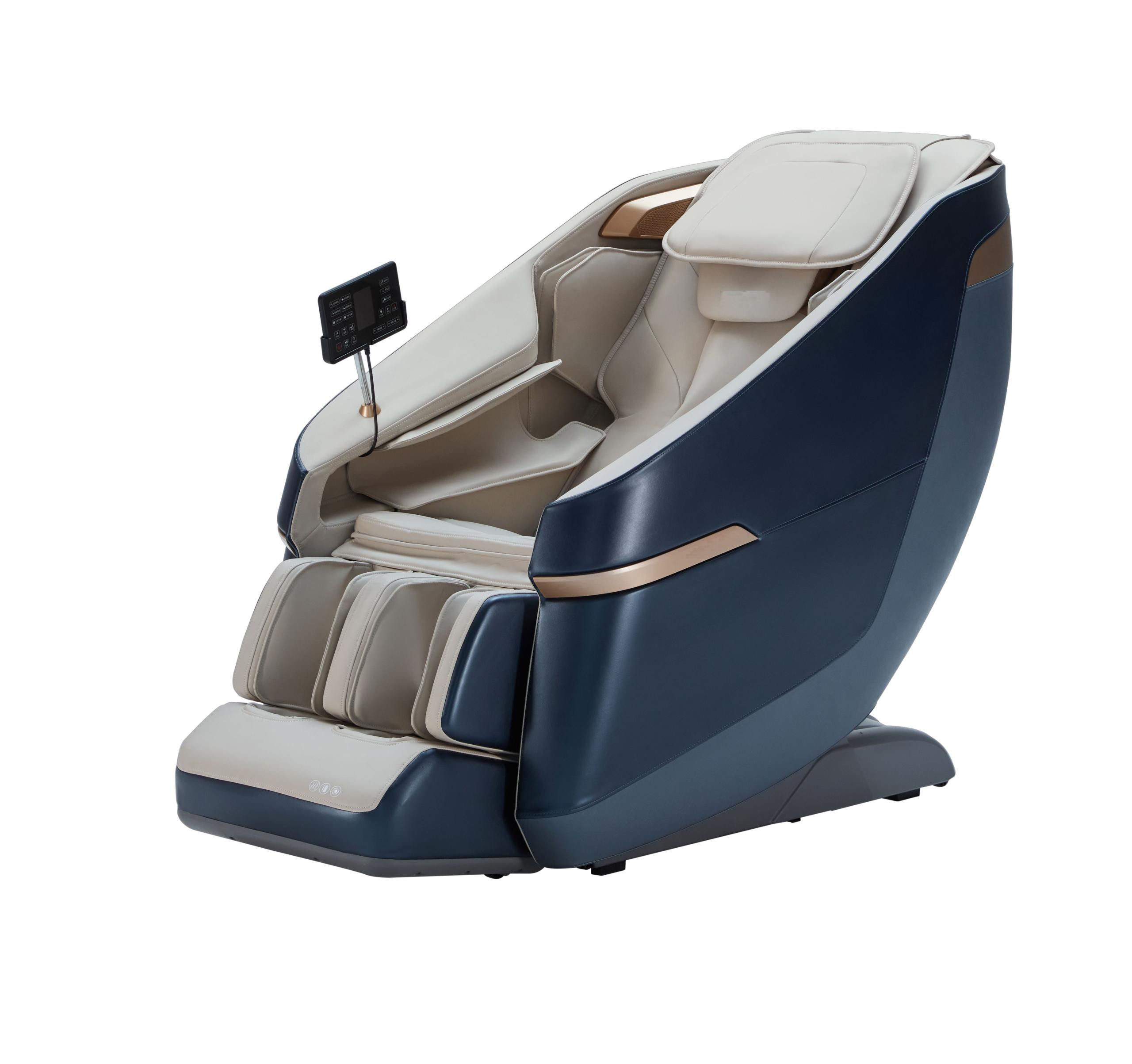 Luxury Massage Chair Blue/White