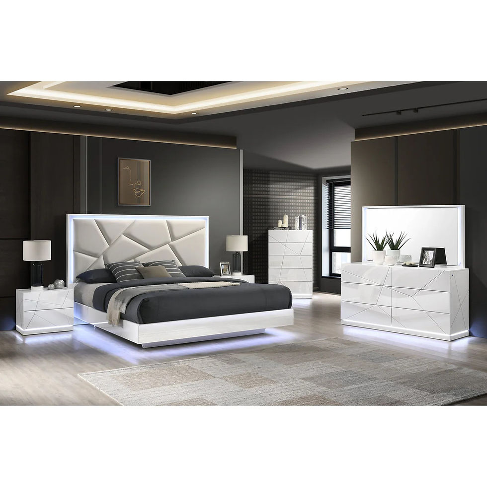 Black Modern Bedroom Set