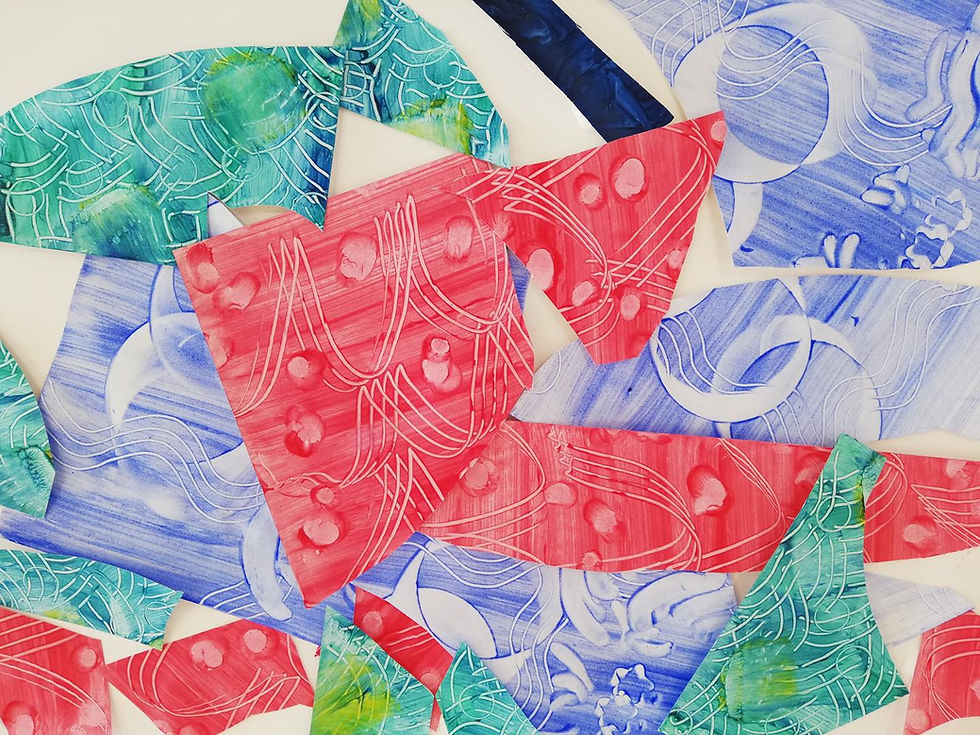 クライスター・パピアで絵本づくり②